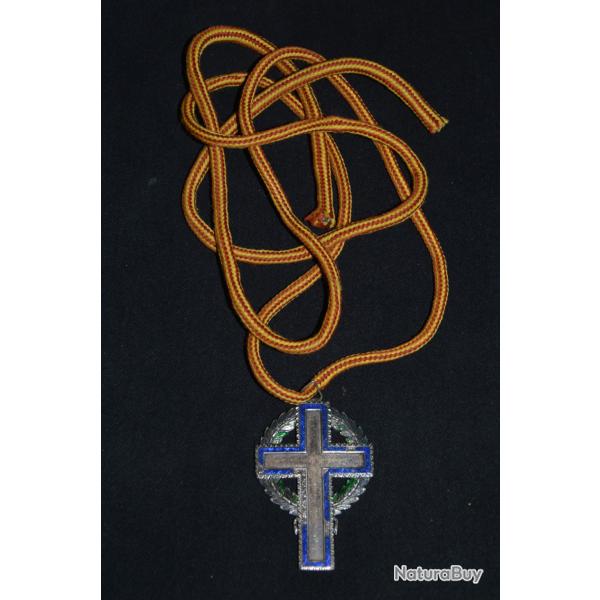 CROIX MODELE 1854 D'UN AUMONIER MILITAIRE CATHOLIQUE-GRANDE GUERRE 1914/1918-RELIGION