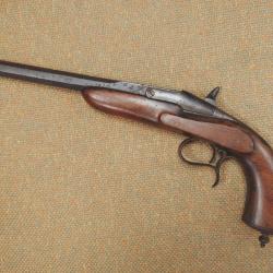 Pistolet de tire de salon Warnant calibr&eacute; 22 flobert