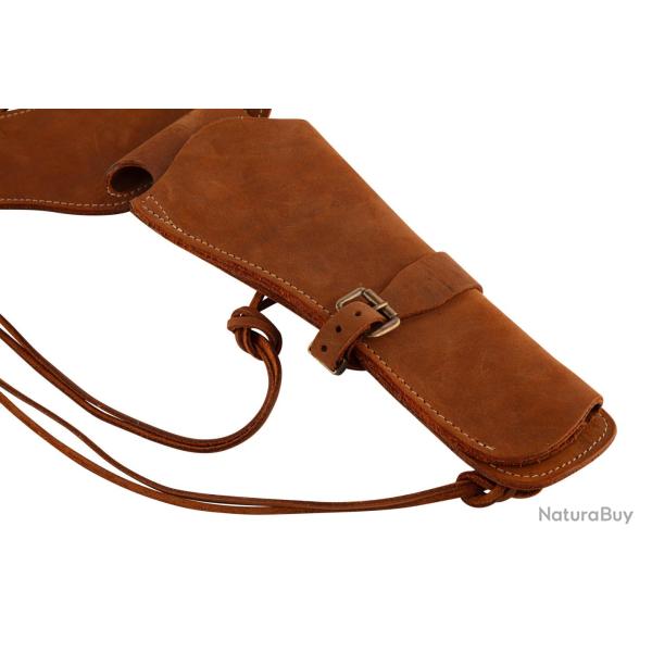 Ceinturon Cowboys en cuir avec un holster Ceinturon Cow-boys 1 holster - 110cm*** prix net ***