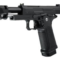 Pistolet GBB Arcturus Vanguard 4.3 airsoft REP GBB ARCTURUS VANGUARD 4.3" HI CAPA NOIR + SILENCIEUX