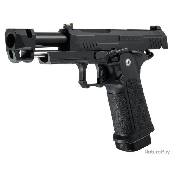 Pistolet GBB Arcturus Vanguard 4.3 airsoft REP GBB ARCTURUS VANGUARD 4.3" HI CAPA NOIR + SILENCIEUX