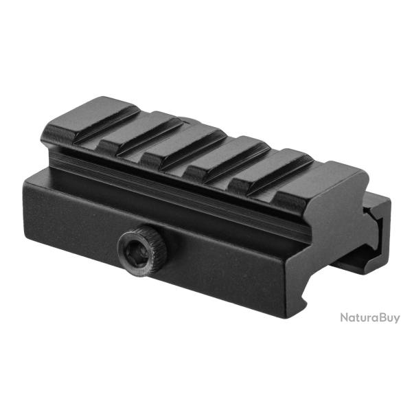 R�hausse rail Picatinny QD 5 slots RAIL BO REHAUSSE PICATINNY QD 5 SLOTS