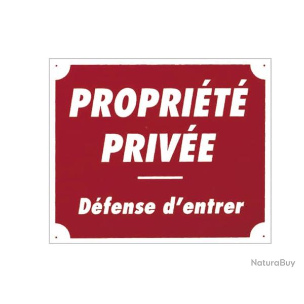 Panneau ''Propri�t� priv�e'' 30 x 25 cm Aluminium