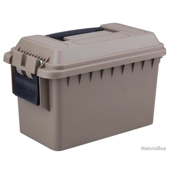 Caisse munitions polym�re cal.50 30X16X17.5 cm TAN