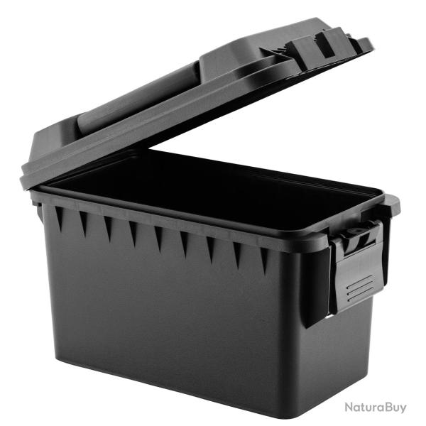 Caisse munitions polym�re cal.50 30X16X17.5 cm Noir