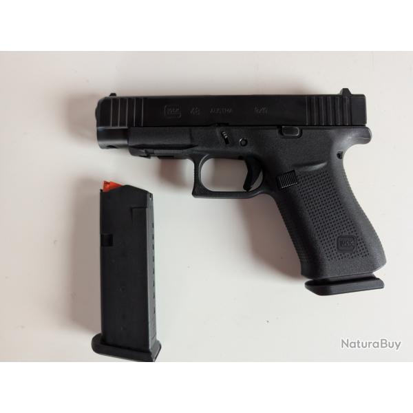 Glock 48 Slimline - Cal. 9x19 mm (9 mm Para) - Version Noire Origine - �tat Neuf