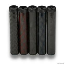 Silencieux Adamantium 150 Diam 27 Noir- Fibre Bleu - Filetage 1/2x20TPI