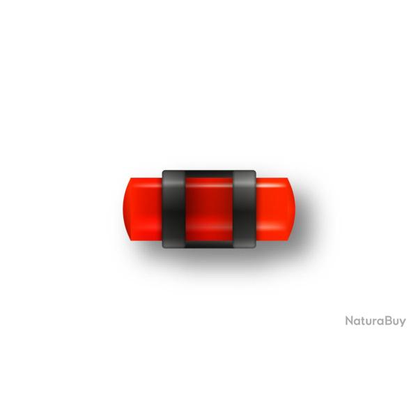 Guidon fluo rouge ajoure M2.6 D4 L11