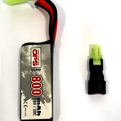 Batterie Li-Po 7,4V 800mAh2*602562P stick