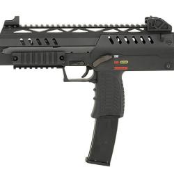 Pistolet 6mm Gaz SMG 8 Noir