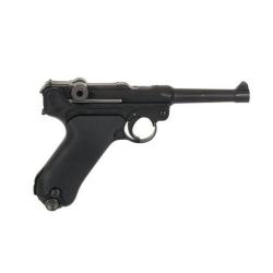 Pistolet 6mm Gaz P08 4" Noir