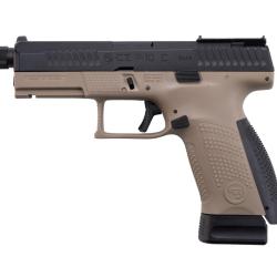 Pistolet 6mm CZ P10C Or-OT CO2 Blowback Noir et Tan