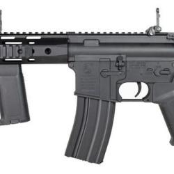 R&eacute;plique longue 6mm M4 URX4 M-LOK Pistol Challenger G3 AEG BK