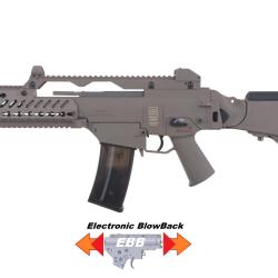R&eacute;plique longue 6mm SA-G11V EBB Keymod Tan