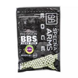 Billes bio 0.20g tracantes vertes Edge en sachet de 1000 pcs