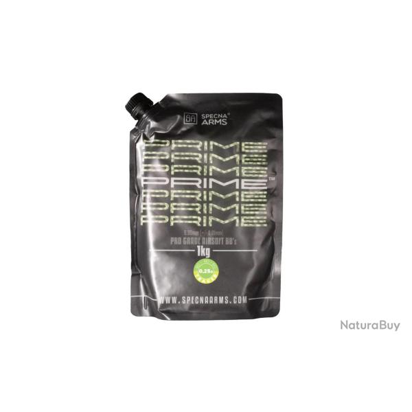 Billes bio 0.25g Prime tracantes vertes en sachet 1kg