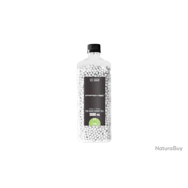 Billes Bio 0.25g Prime en Bouteille de 5000