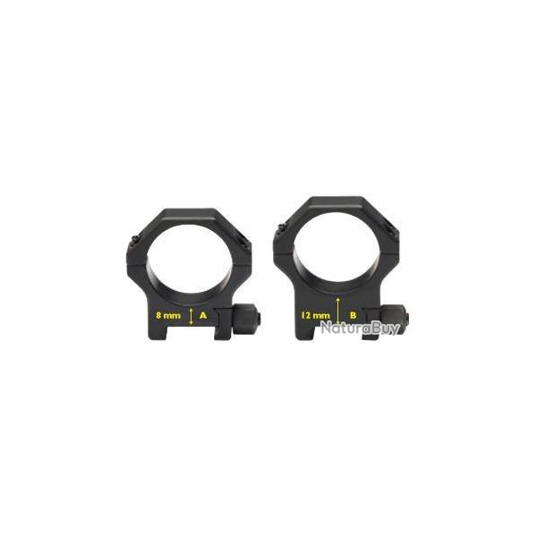 Colliers rail 22mm diam 34mm h8mm