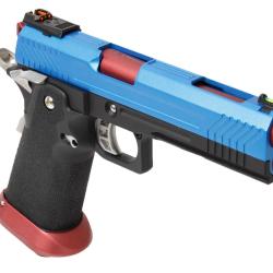 R&eacute;plique pistolet airsoft GBB AW Custom HX1105 Full Blue