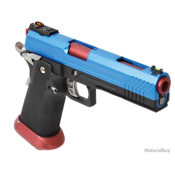 R�plique pistolet airsoft GBB AW Custom HX1105 Full Blue
