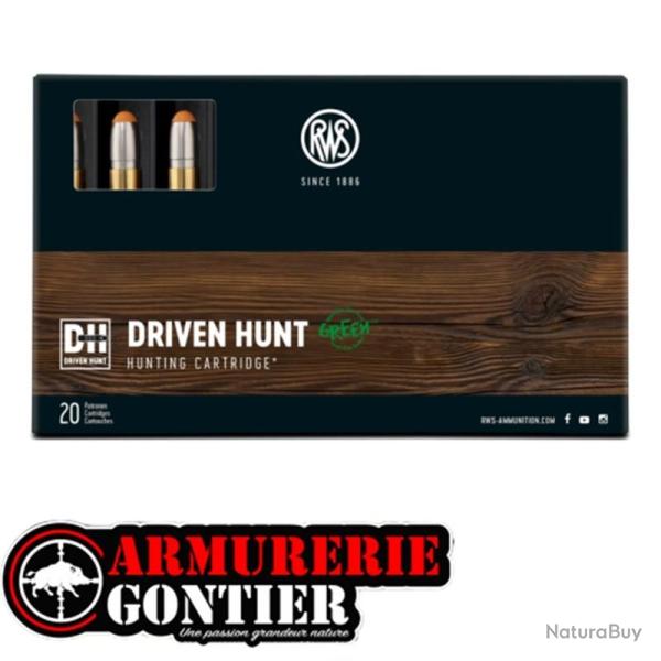 RWS Driven Hunt Green .300 WIN 10,7 g / 165 gr sans plomb - X20