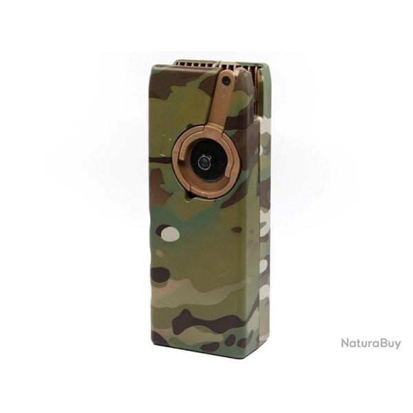 Chargeur rapide airsoft BO Manufacture Cyclone M4 1000 billes Jaune