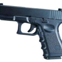 R&eacute;plique airsoft pistolet KJ Works KP-23 &agrave; culasse m&eacute;tal, disponible en noir, tan et kaki Noir