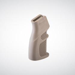 Poign&eacute;e grip ergonomique DLG Tactical pour AR15, disponible en noir, tan et kaki-olive Tan/Beige