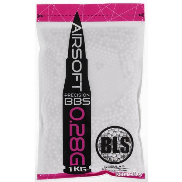 Billes airsoft 6mm 0,28g BLS Standard blanches Blanc