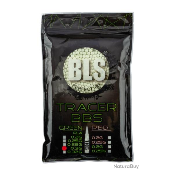 Billes airsoft tra�antes biod�gradables BLS 0,30 g vertes - Sachet 1 kg Vert