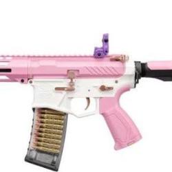 R&eacute;plique airsoft longue 6 mm G&G Armament CM16 Batto CQB Taffy Pink