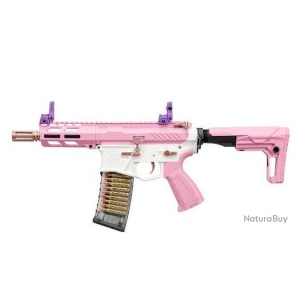 R�plique airsoft longue 6 mm G&G Armament CM16 Batto CQB Taffy Pink