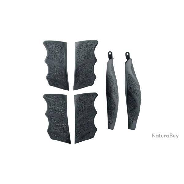 Kit dos de poign�e et plaquettes de crosse tailles S et L pour SFP9 T4E Heckler & Koch