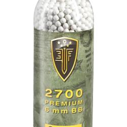 Billes airsoft 6 mm 0,30 g Elite Force blanches en bouteille de 2700 unit&eacute;s