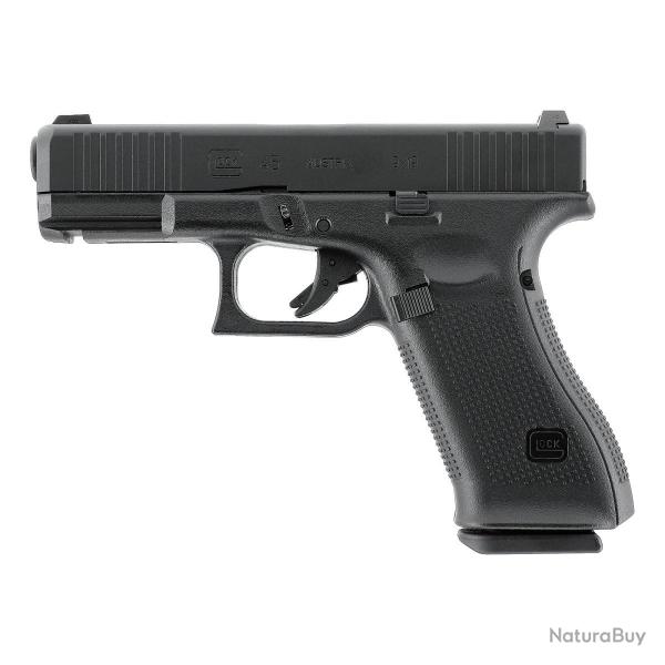 Pistolet airsoft Glock 45 � gaz 6 mm moins de 1 joule
