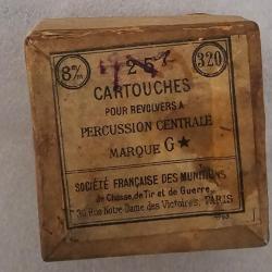 Boite de 25 cartouches Cal.320 Poudre Noire