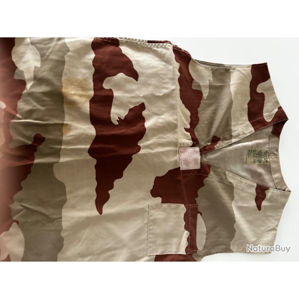 Chemise G.A.O pm bariol�e sable, sans manches. Arm�e fran�aise - 2015 - taille 104