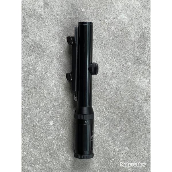 Lunette Battue SCHMIDT et BENDER 1,25-4x20 avec montage BLASER