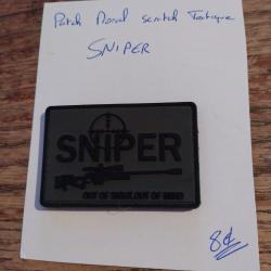 &Eacute;cusson moral scratch tactique Sniper
