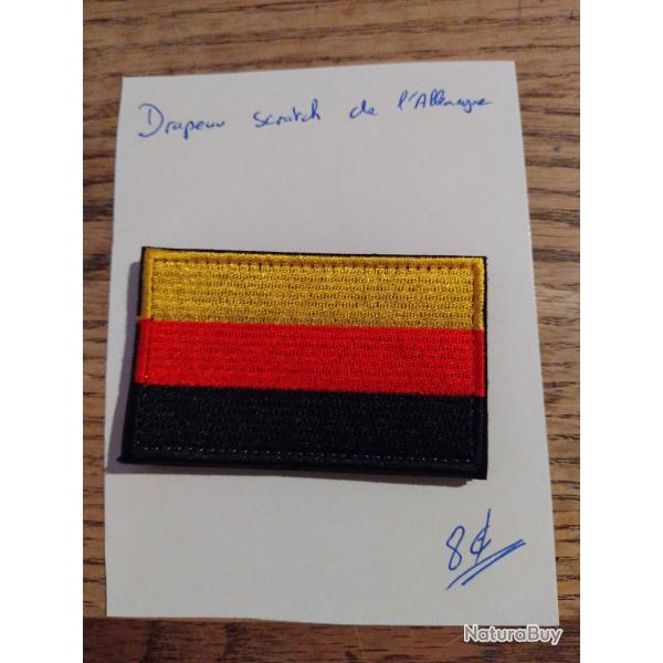 �cusson drapeau scratch de l Allemagne