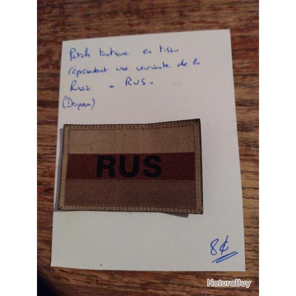 �cusson drapeau scratch repr�sentant une variante de la Russie