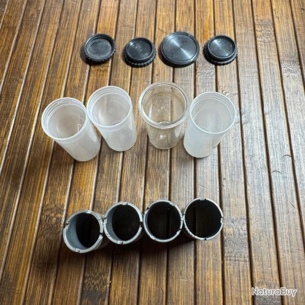Lot de 4 chokes internes calibre 12 (1, 2, 4 et 5 encoches) + �tuis