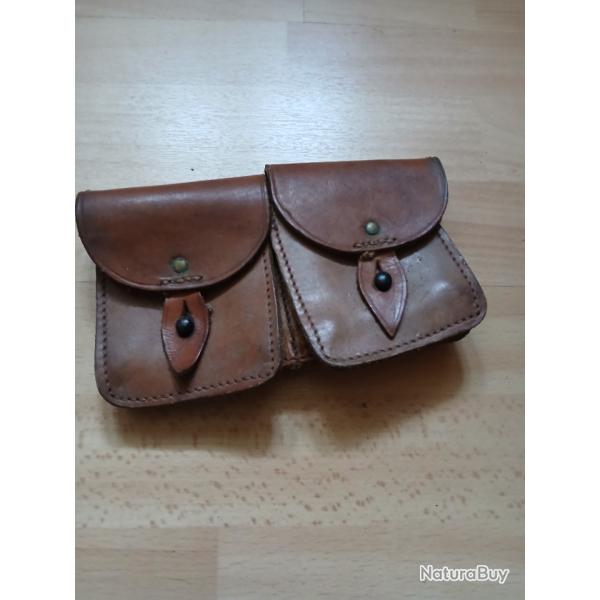 cartouchi�re cuir double mas 49/56