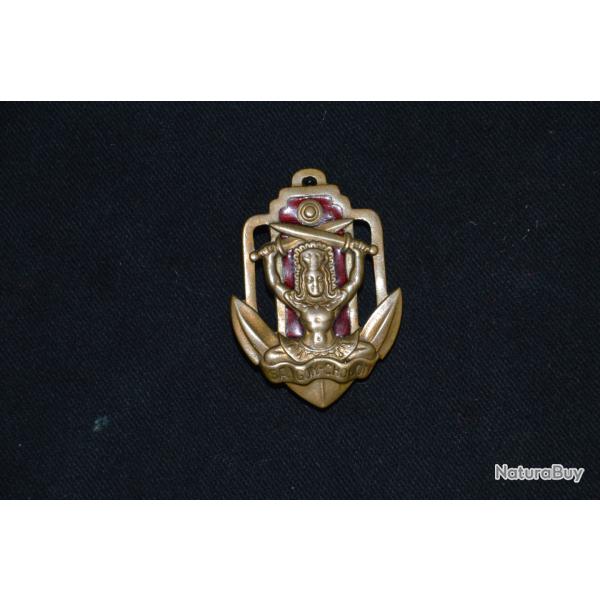 INSIGNE COMPAGNIE AUTONOME DE GARNISON-SAIGON-CHOLON CAMBODGE-INDOCHINE