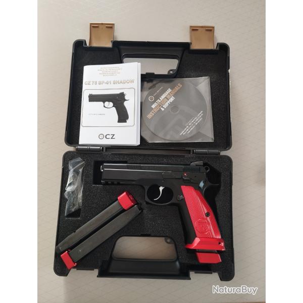 PISTOLET CZ 75 SP 01 SHADOW CALIBRE 9X19