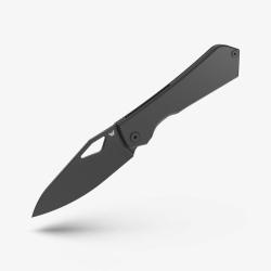 Couteau Flytanium Theory Lame Acier CPM-20CV Manche Titane Noir Framelock Made In Taiwan FLY1481B