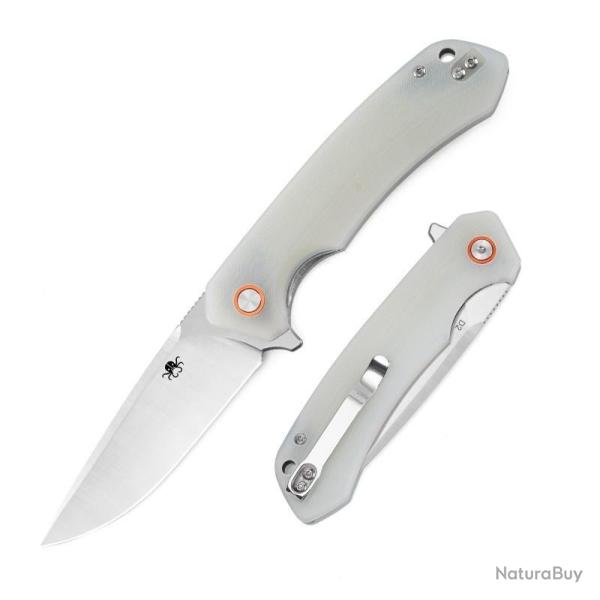 Couteau Pliant Klaken Ridge Lame Acier D2 Manche G10 Jade Linerlock Flipper KKNJ146JD