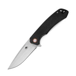 Couteau Pliant Klaken Ridge Lame Acier D2 Manche Micarta Noir Linerlock Flipper KKNJ146FXBK