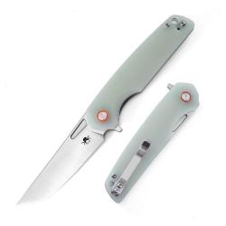 Couteau Pliant Klaken Drift Lame Acier D2 Manche G10 Jade Linerlock Flipper KKNJ145JD