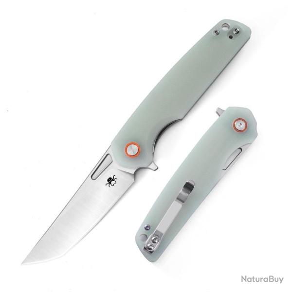 Couteau Pliant Klaken Drift Lame Acier D2 Manche G10 Jade Linerlock Flipper KKNJ145JD